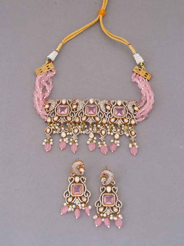 Blush Urmila Zirconia Jewellery Set