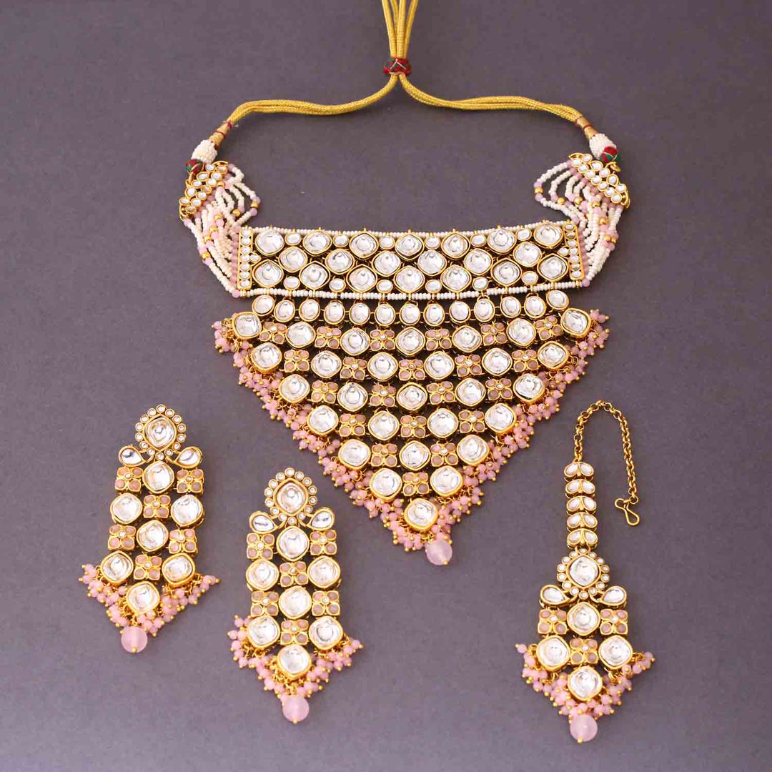 Blush Urmisha Kundan Jewellery Set