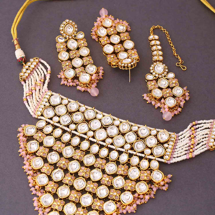 Blush Urmisha Kundan Jewellery Set