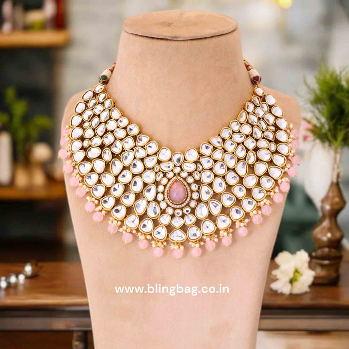 Blush Vandanti Kundan Jewellery Set