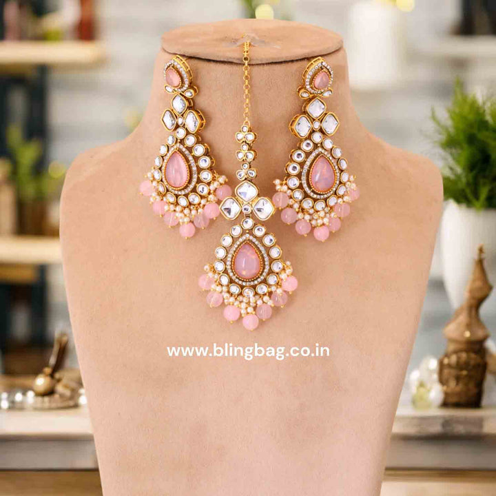 Blush Vandanti Kundan Jewellery Set