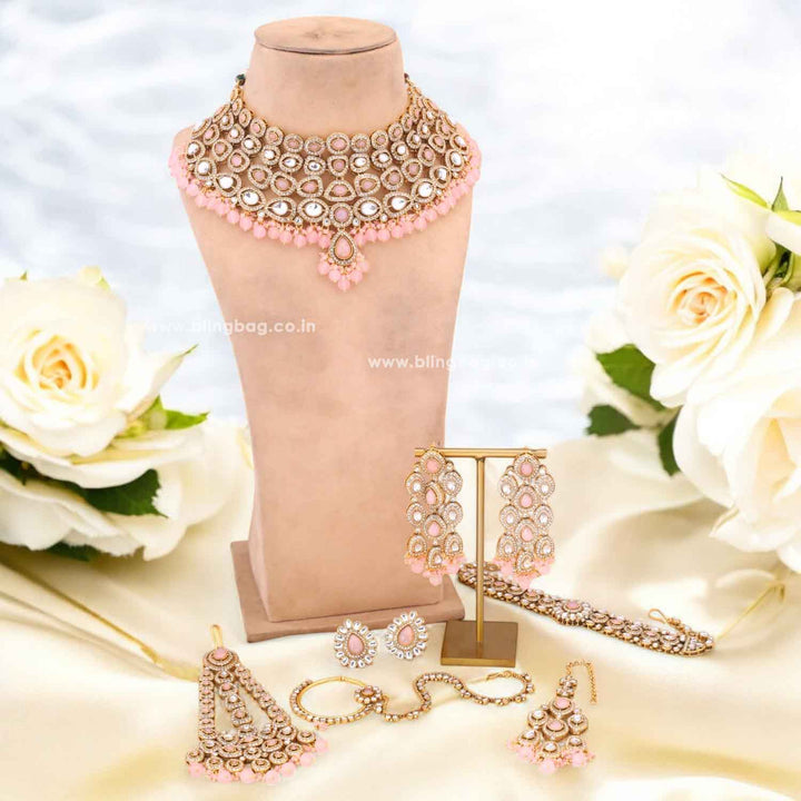 Blush Vihaani Bridal Jewellery Set