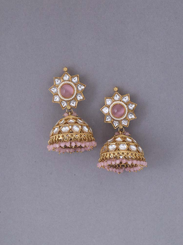Blush Visha Ethnic Jhumkis