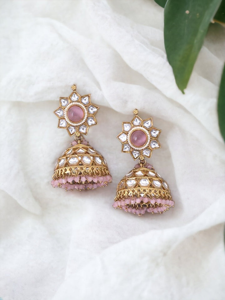 Blush Visha Ethnic Jhumkis