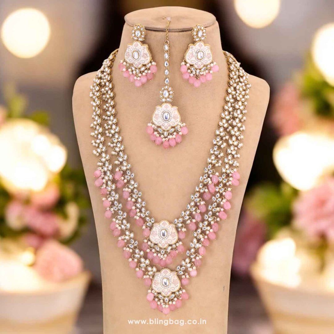 Blush Vishani Kundan Jewellery Set