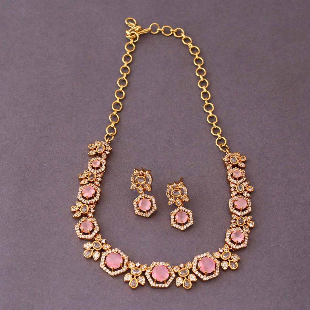 Blush Zariah Victorian Jewellery Set - New Arrival