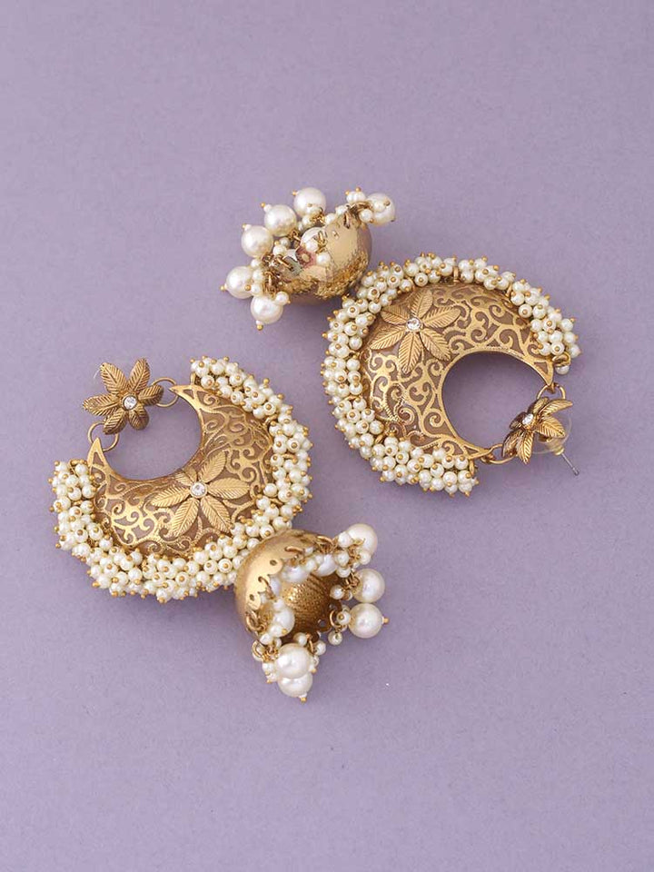 Brown Aakriti Jhumkis