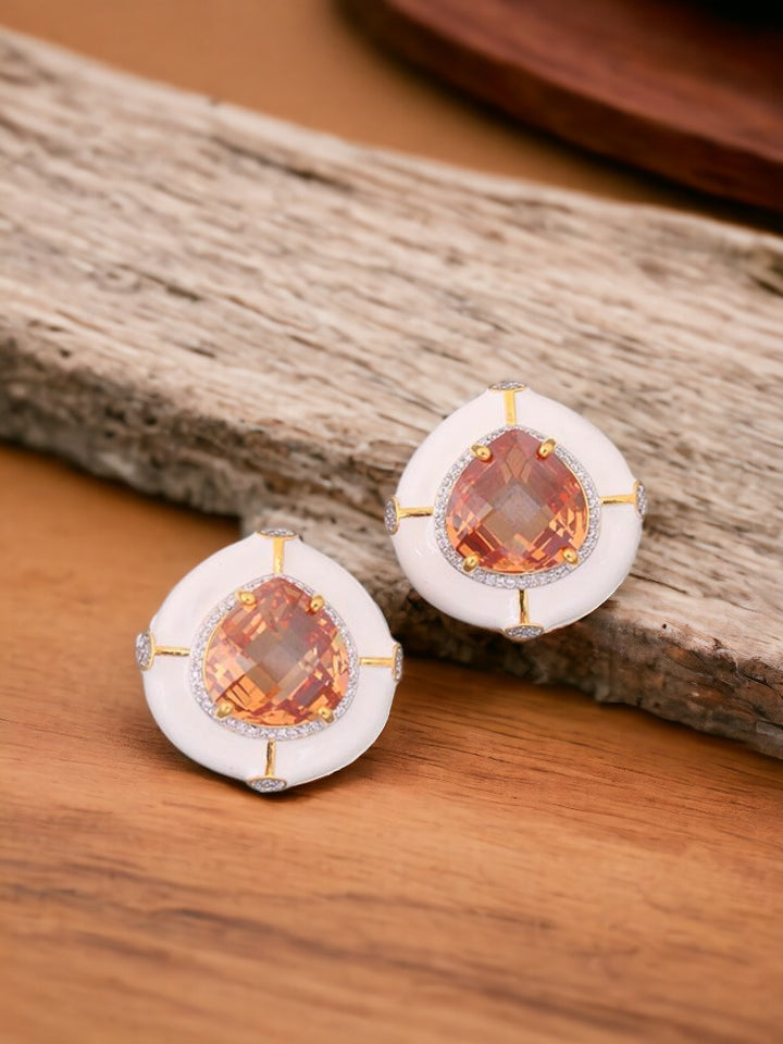 Brown Herbert Zirconia Studs - EOSS