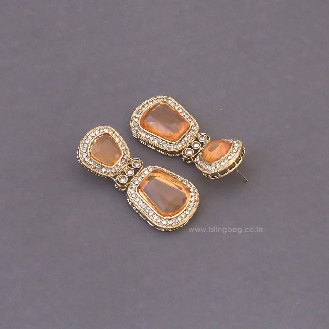 Brown Srilekha Danglers