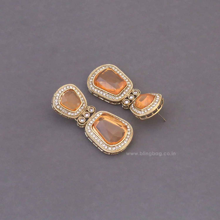 Brown Srilekha Danglers