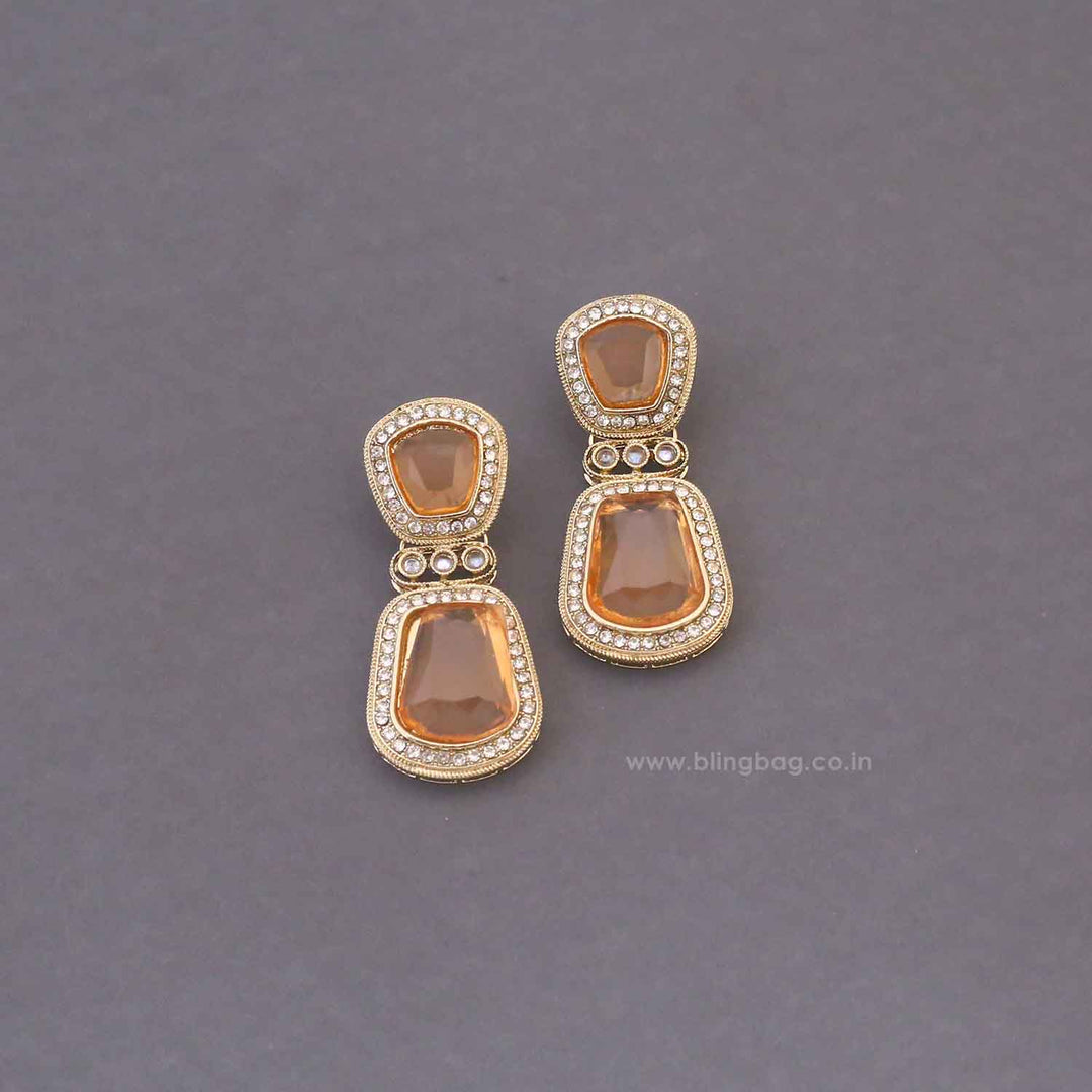 Brown Srilekha Danglers