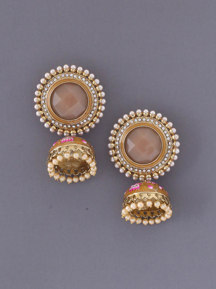 Brown Virat Jhumkis - EOSS