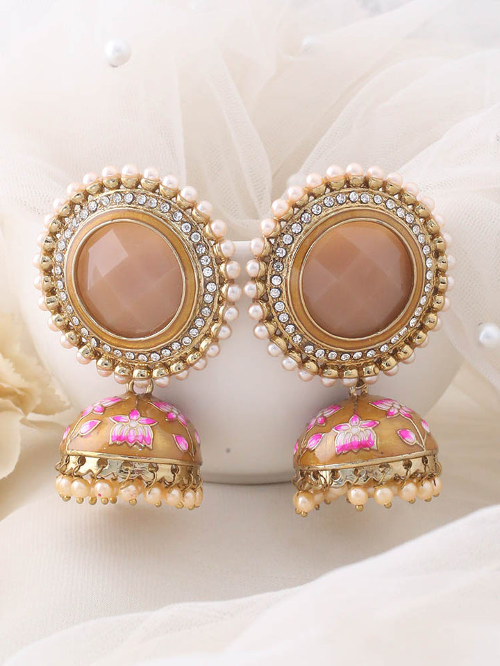 Brown Virat Jhumkis - EOSS