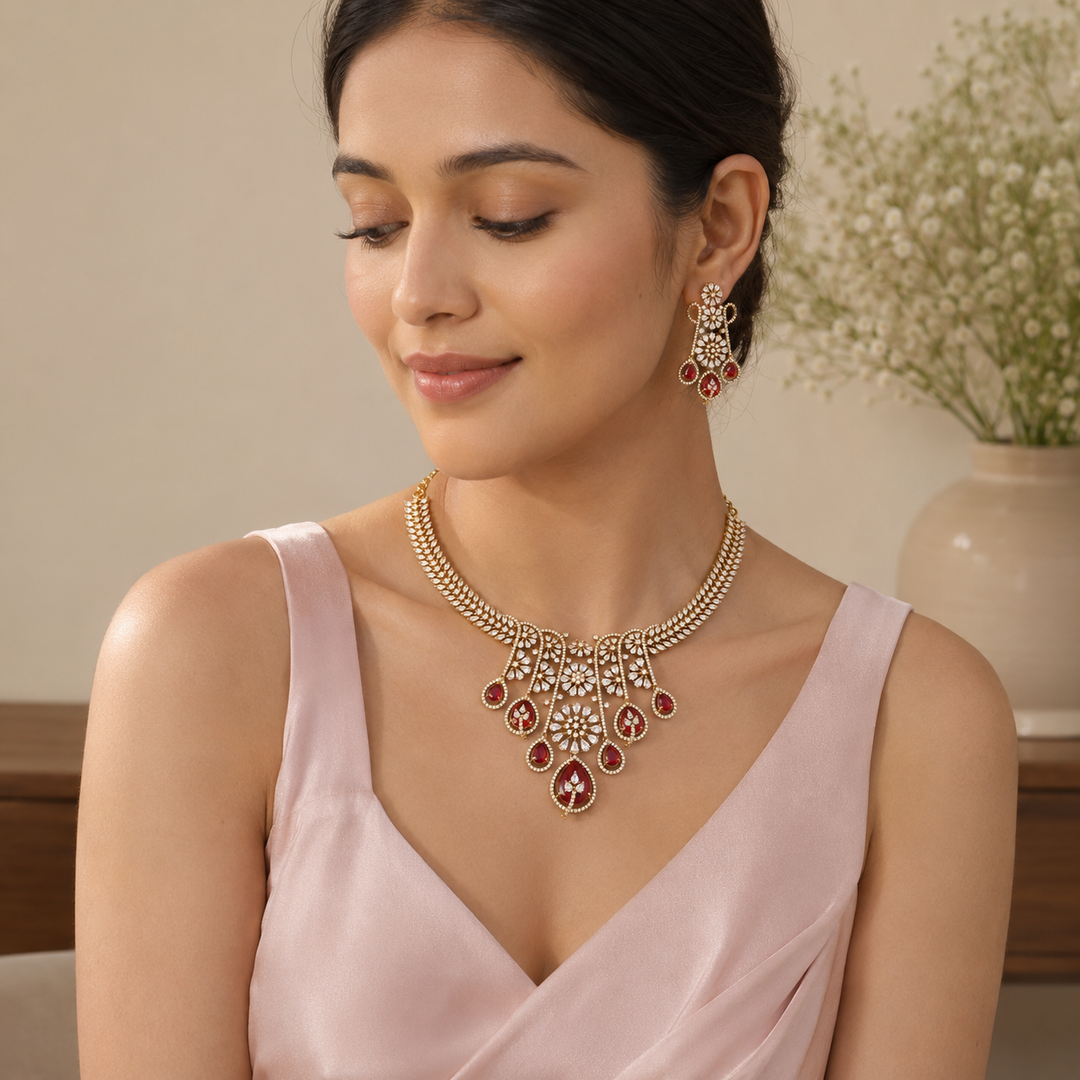 Rani Tasneem Hasli Victorian Jewellery Set- New Arrivals