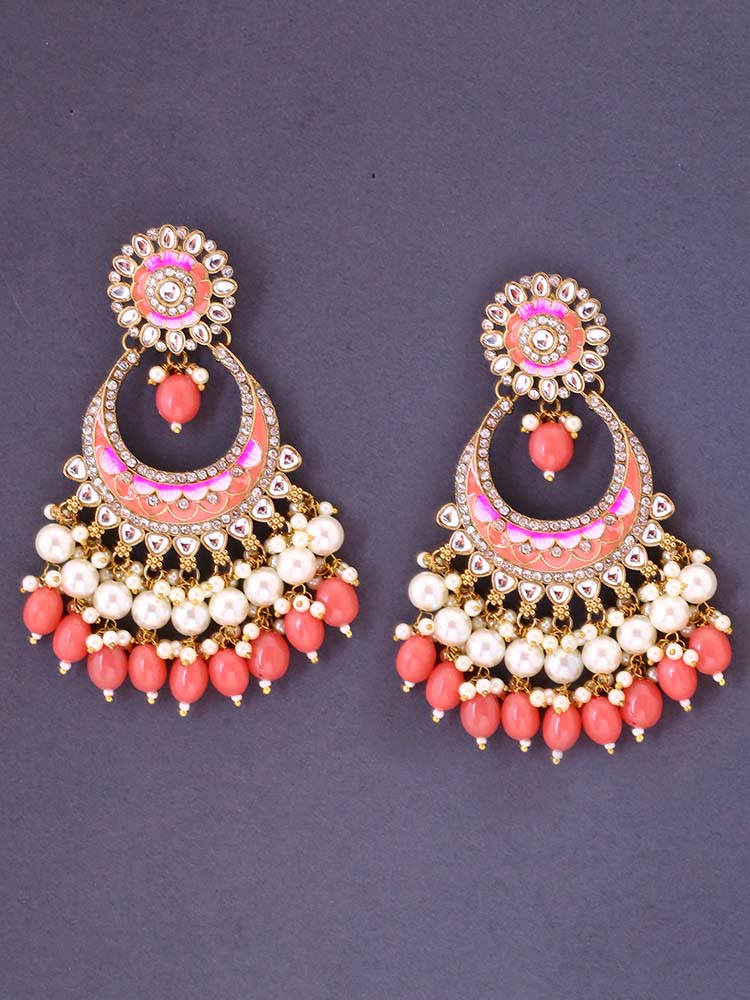 Coral Aanshi Chandbalis