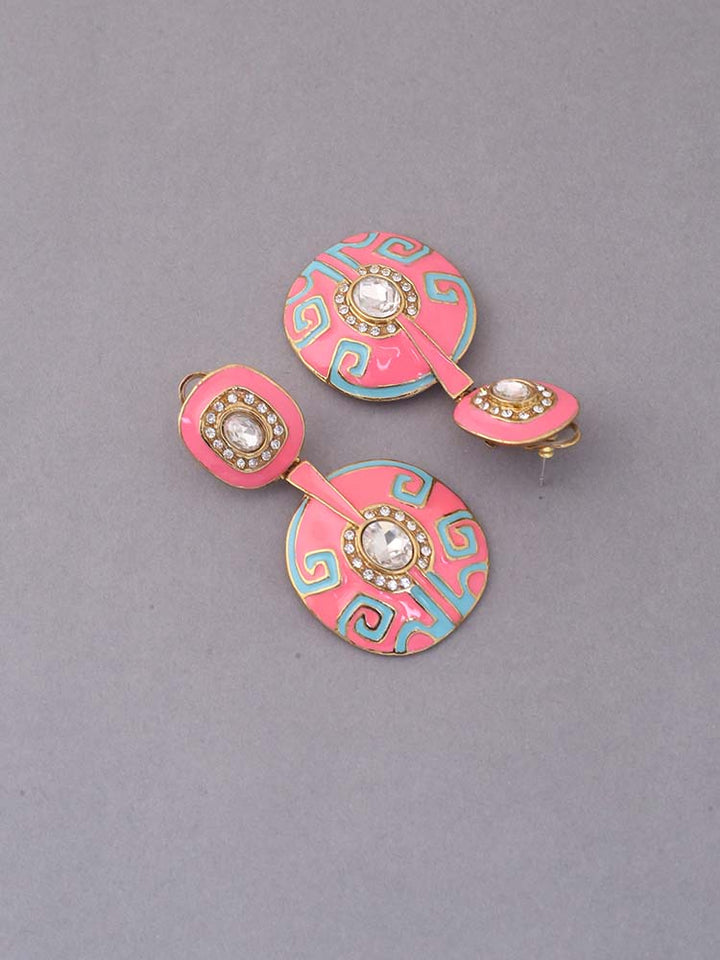 Coral Grace Ethnic Danglers - EOSS