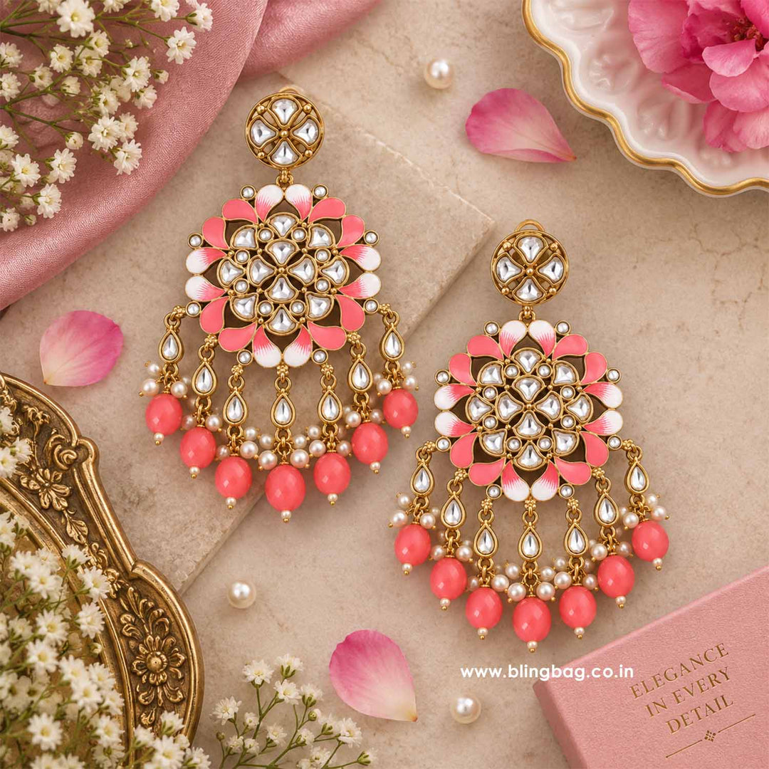 Coral Jayshri Danglers
