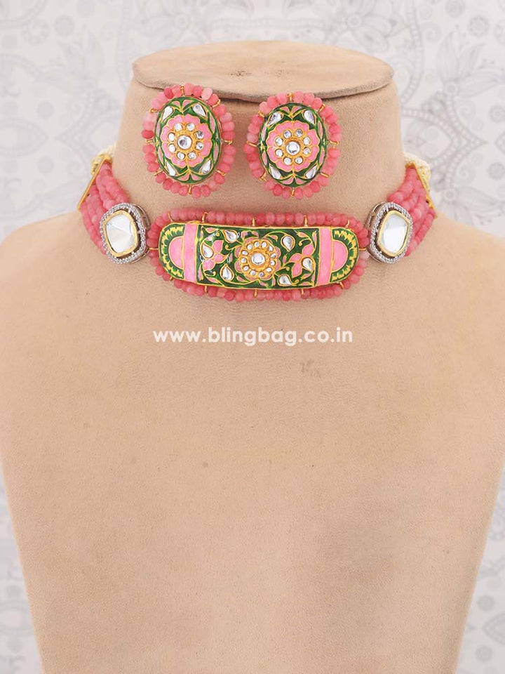 Coral Minnie Jewellery Set