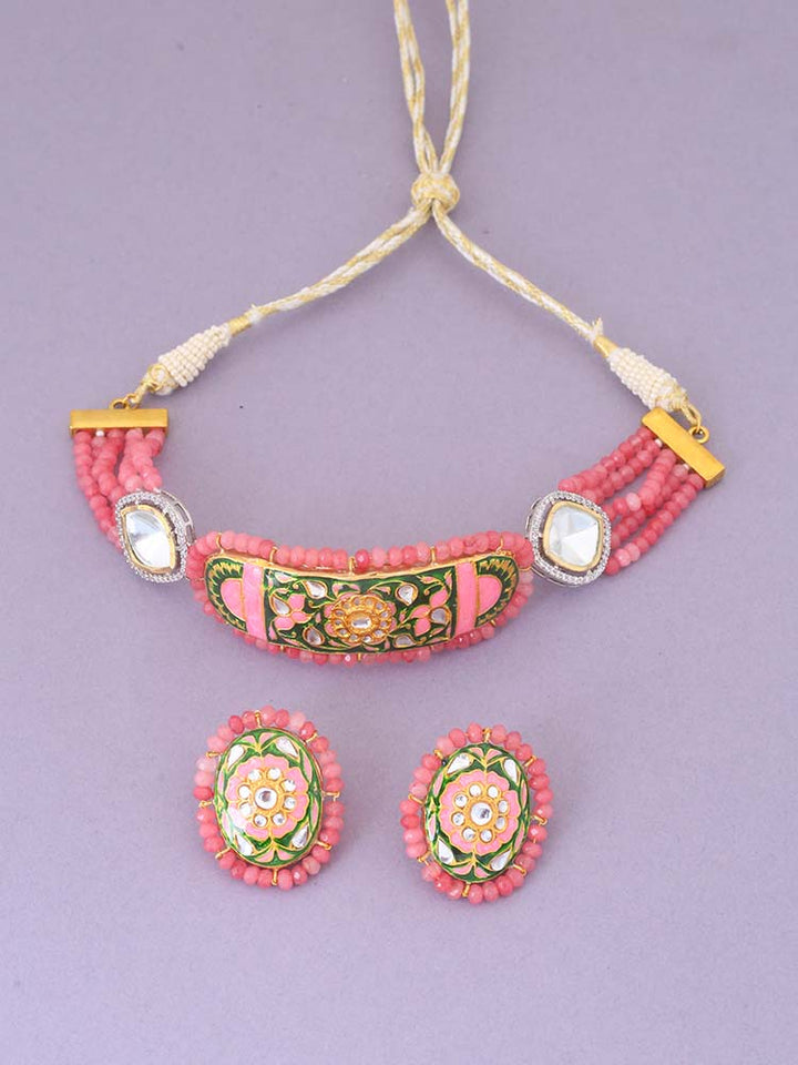 Coral Minnie Jewellery Set