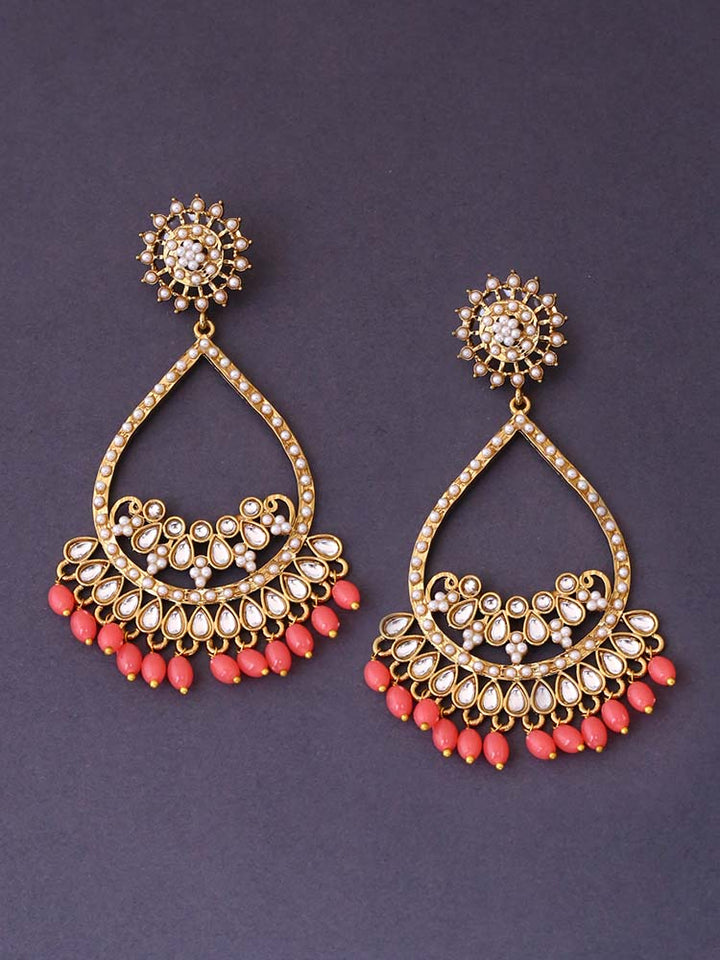 Coral Mishti Chandbalis