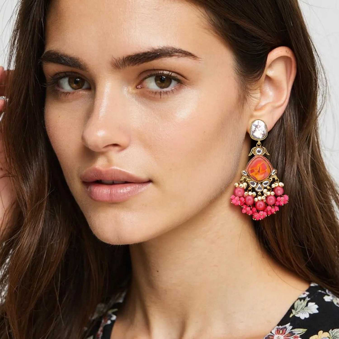 Coral Zaynah Danglers