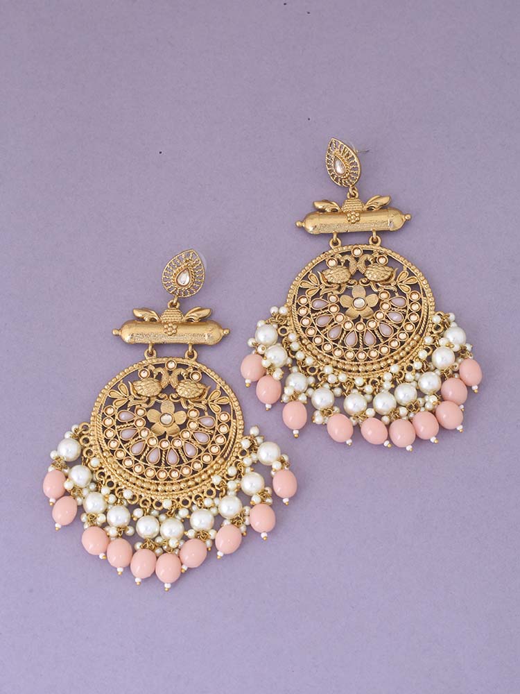 Crepe Rajshri Ethnic Chandbalis