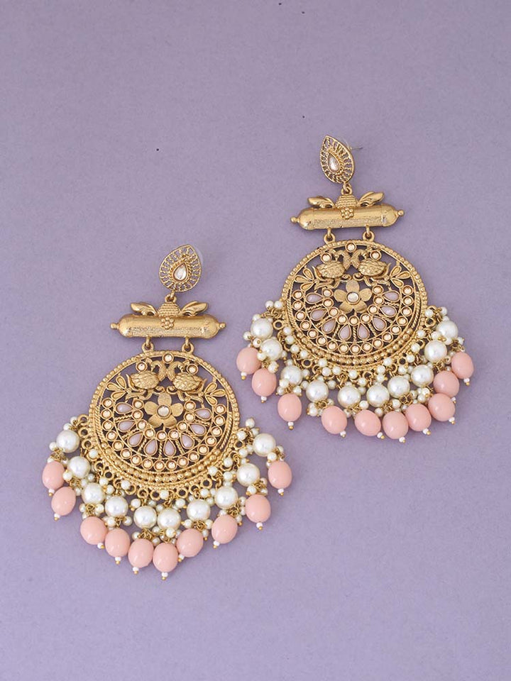 Crepe Rajshri Ethnic Chandbalis