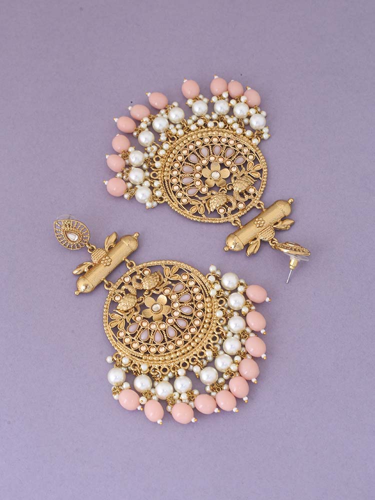 Crepe Rajshri Ethnic Chandbalis