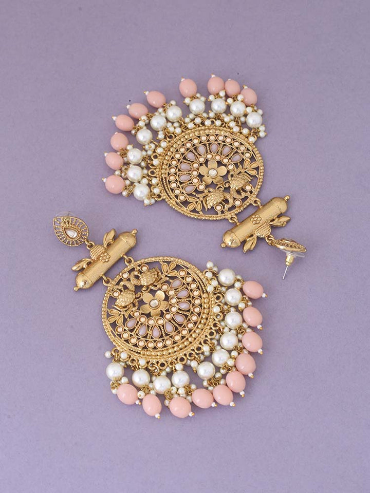 Crepe Rajshri Ethnic Chandbalis