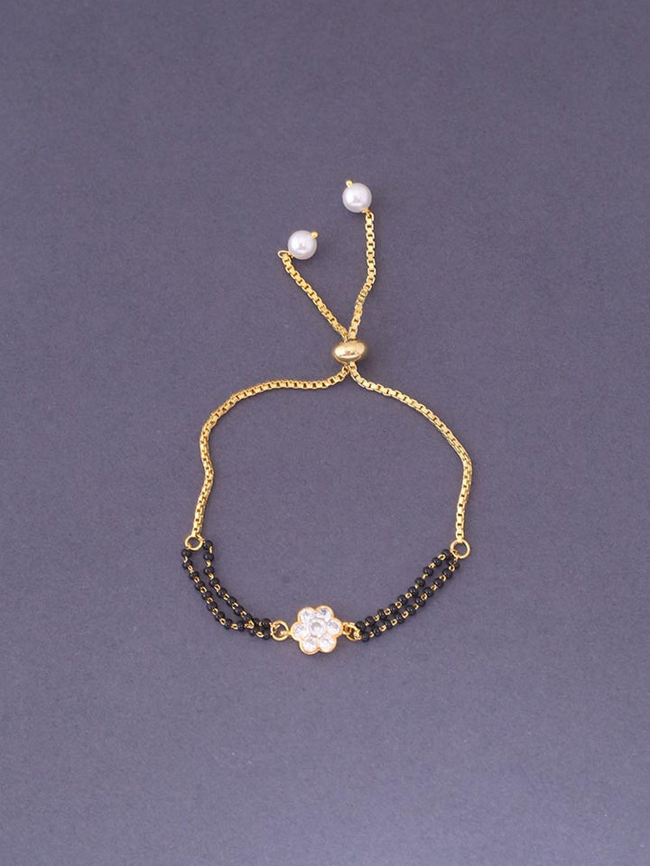 Golden Creta Mangalsutra Bracelet