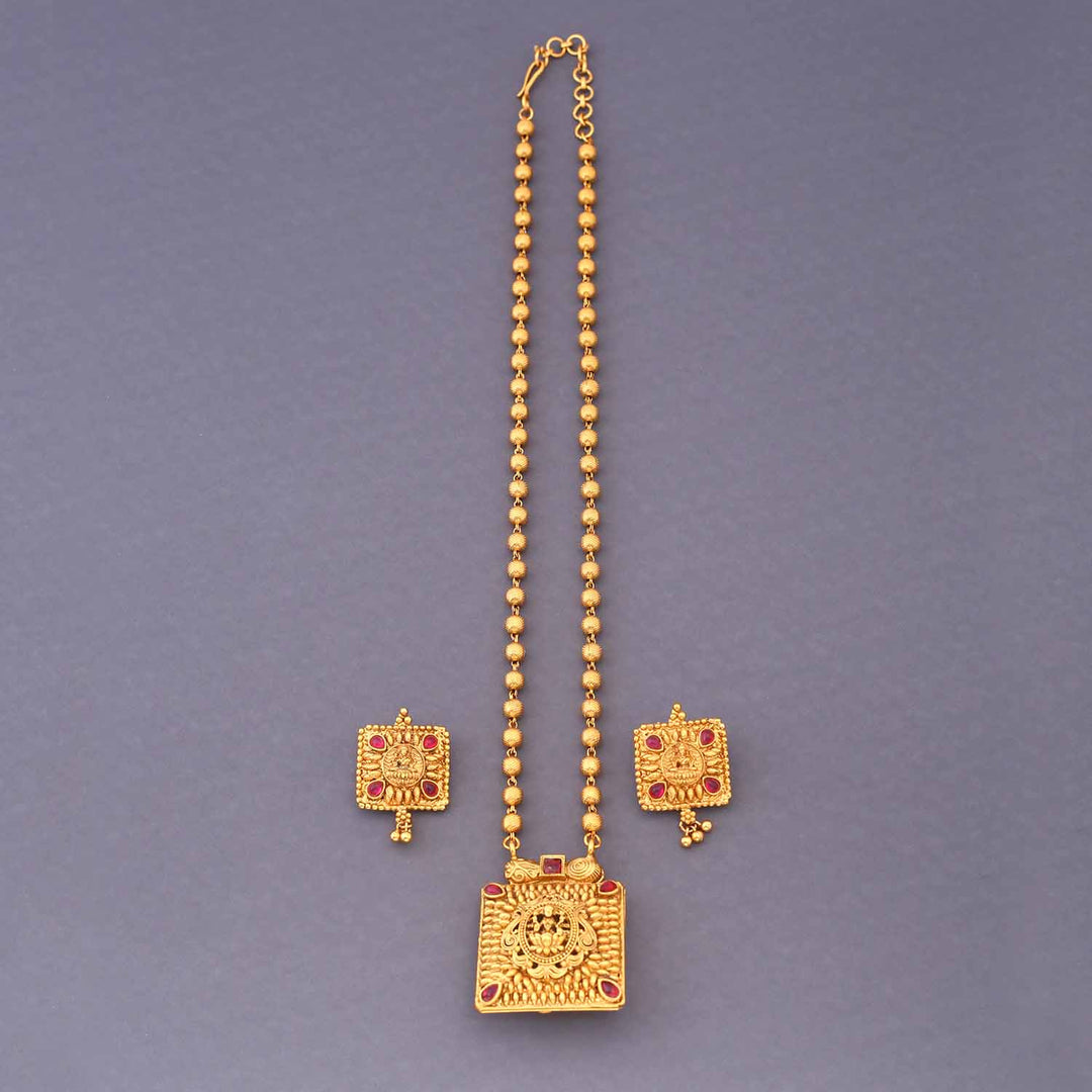 Dhriti Reversible Temple Jewellery Set - New Arrival