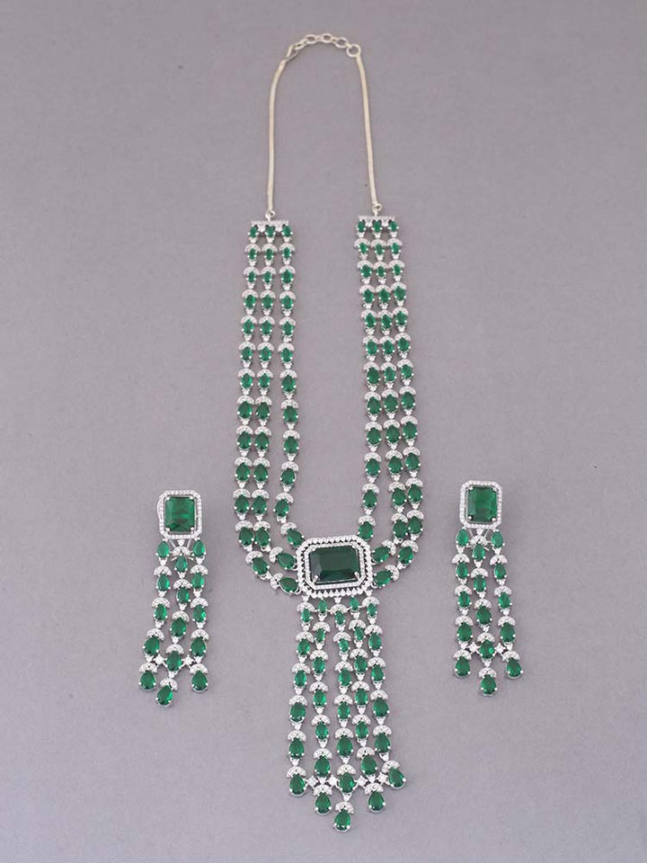 Emerald Saesha Zirconia Jewellery Set