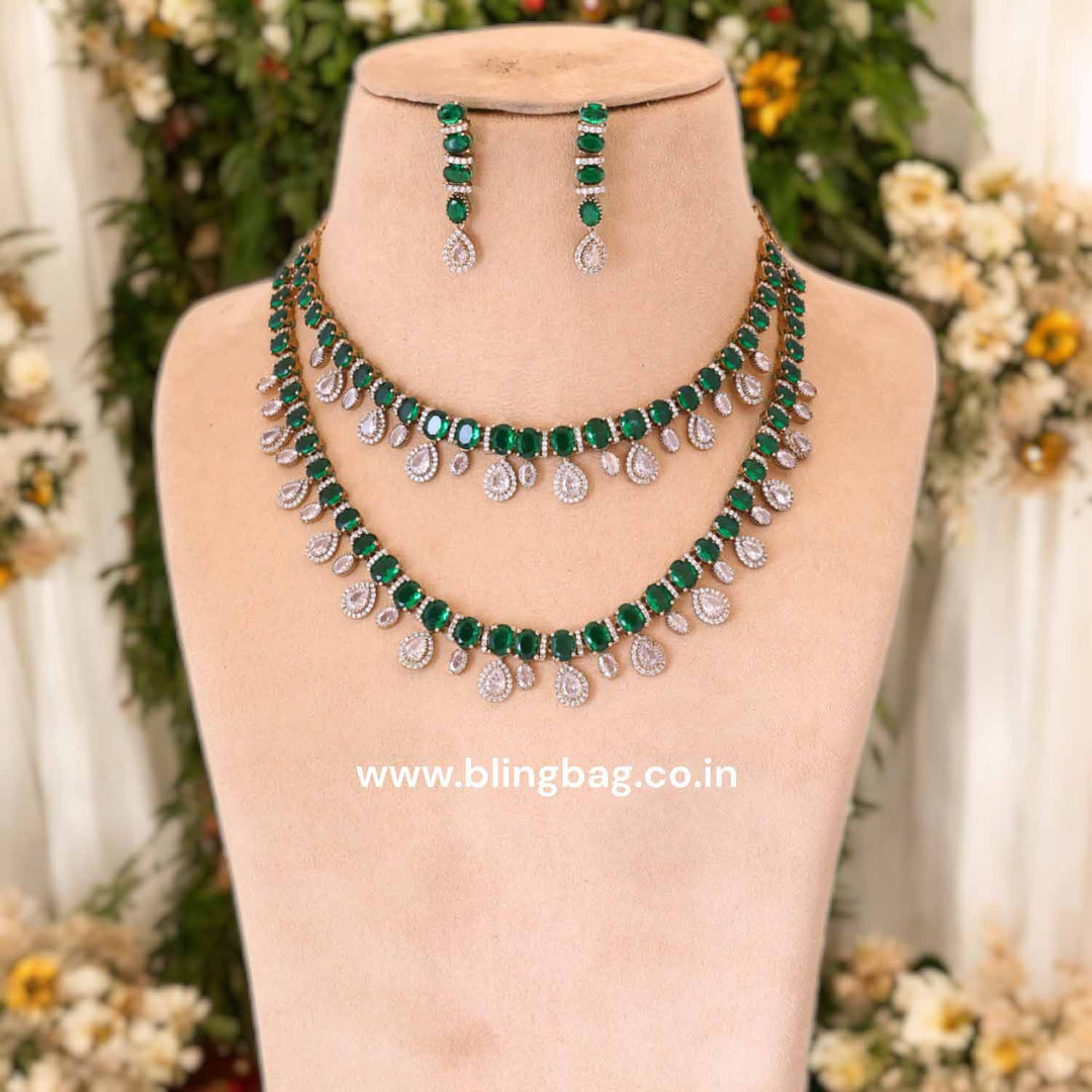 Emerald Aabirah Victorian Jewellery Set - New Arrival