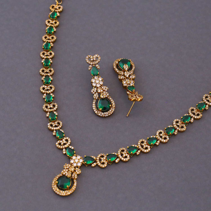 Emerald Aaden Victorian Jewellery Set - New Arrival