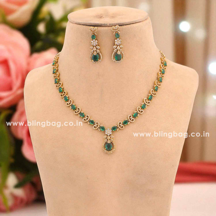 Emerald Aaden Victorian Jewellery Set - New Arrival