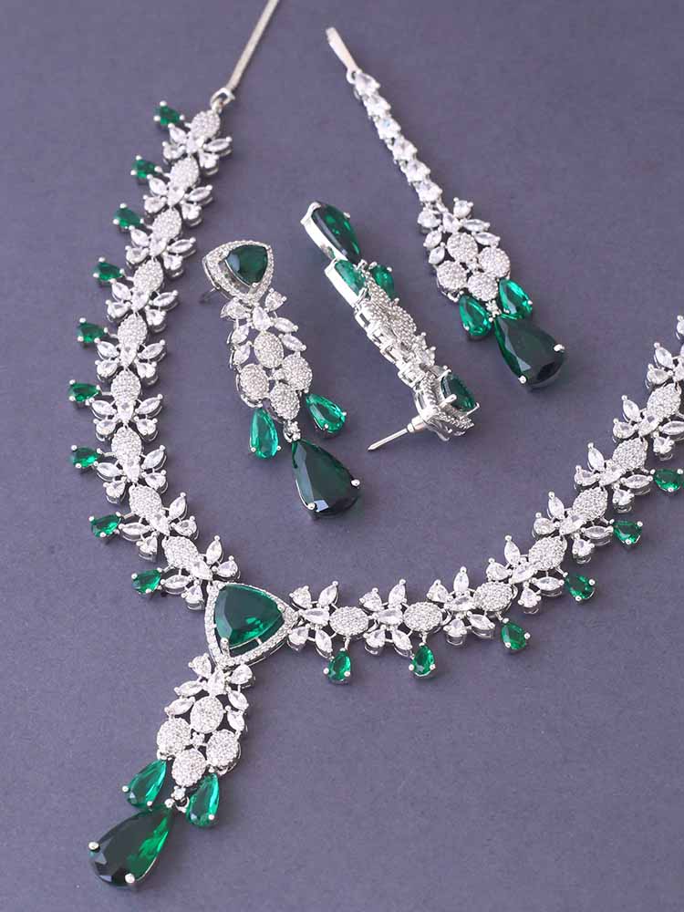 Emerald Aadne Zirconia Jewellery Set