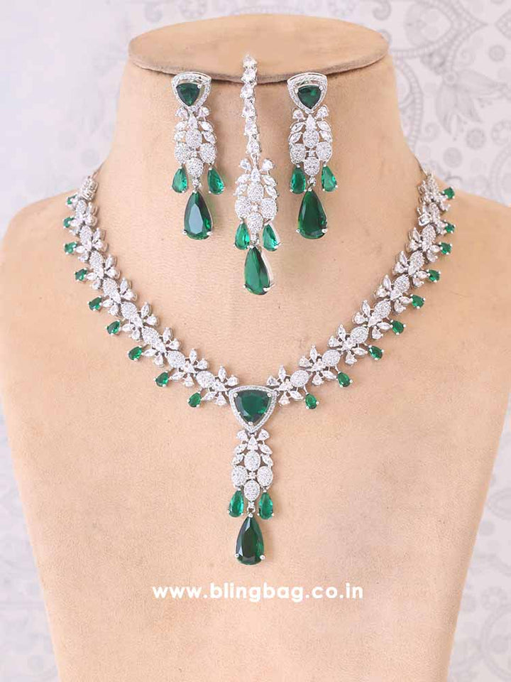 Emerald Aadne Zirconia Jewellery Set