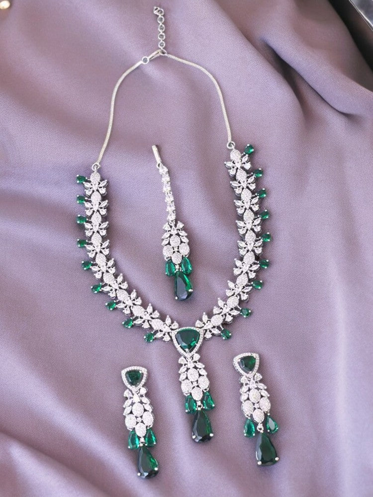 Emerald Aadne Zirconia Jewellery Set