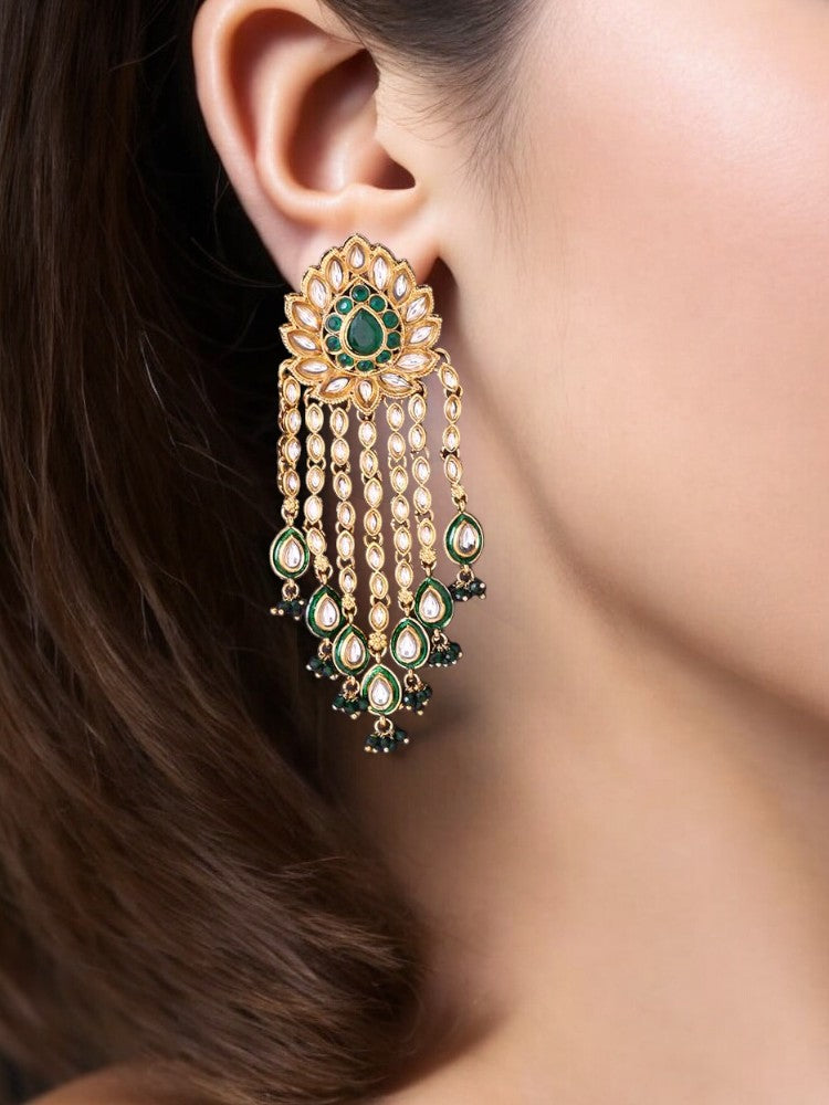 Emerald Aadvika Tassels