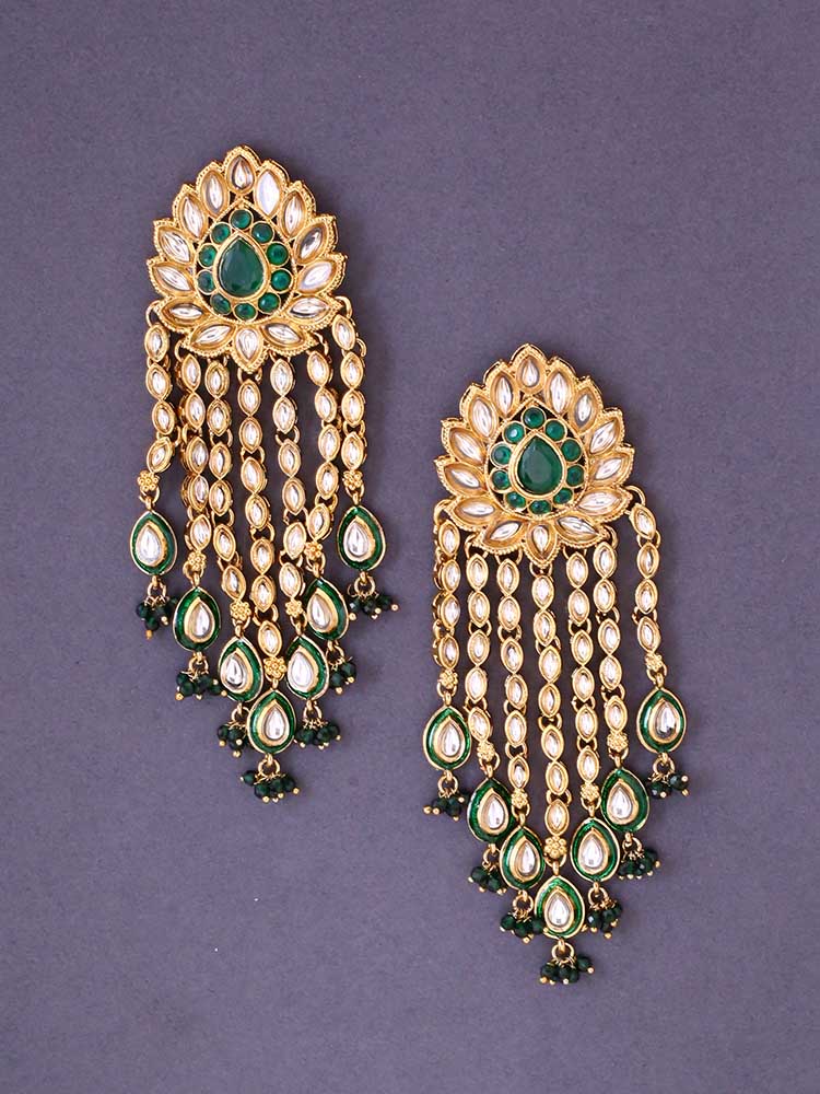 Emerald Aadvika Tassels