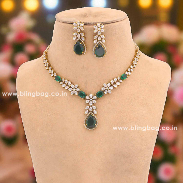 Emerald Aamber Victorian Jewellery Set - New Arrival