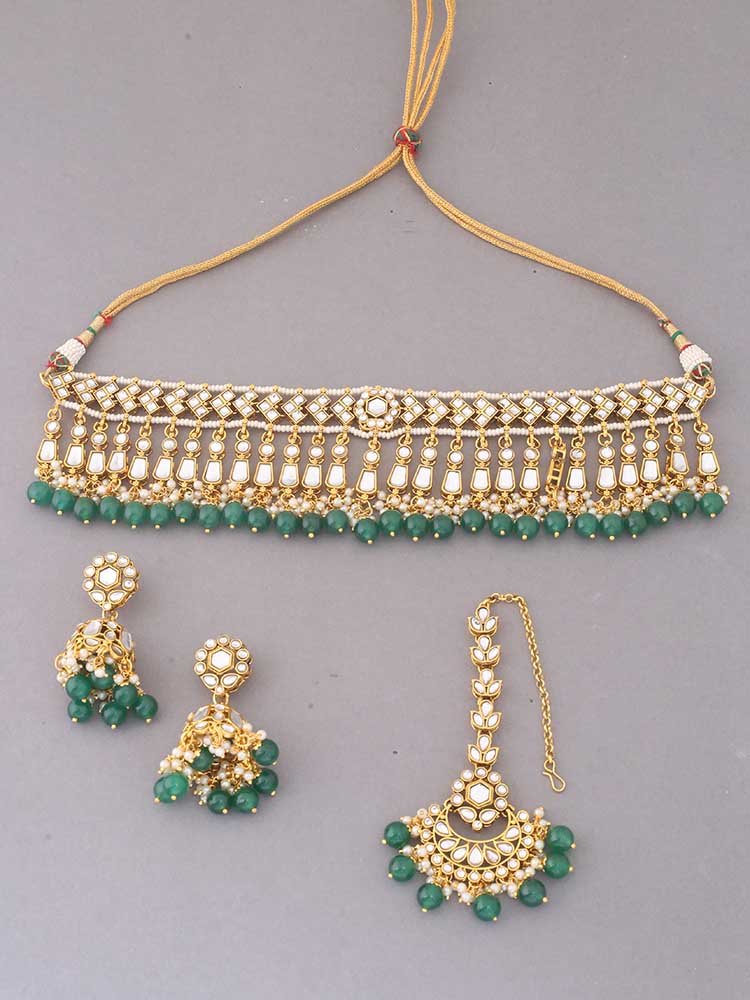 Emerald Aanandi Jewellery Set