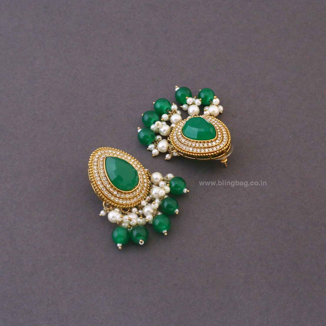 Emerald Aanchal Danglers