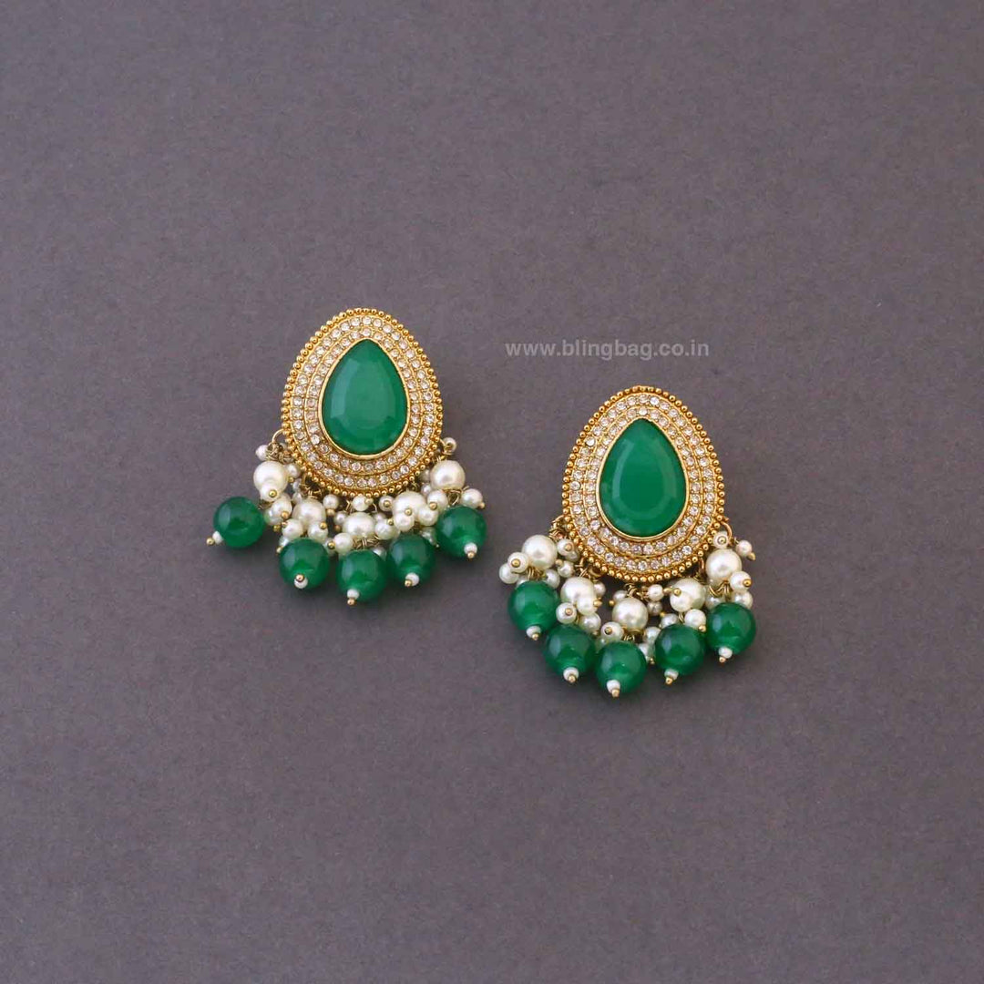 Emerald Aanchal Danglers