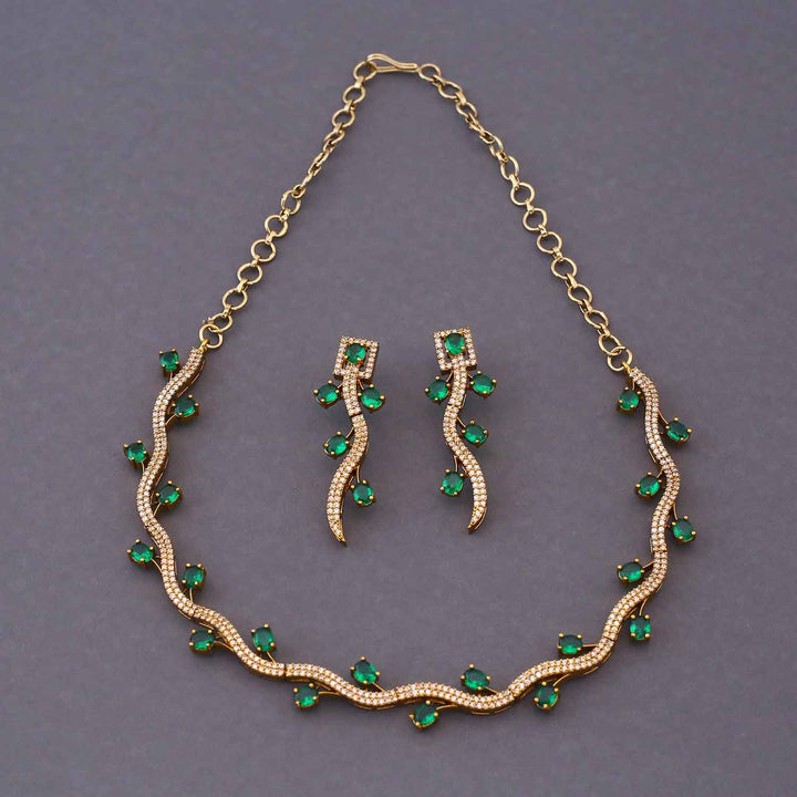 Emerald Aaric Victorian Jewellery Set - New Arrival