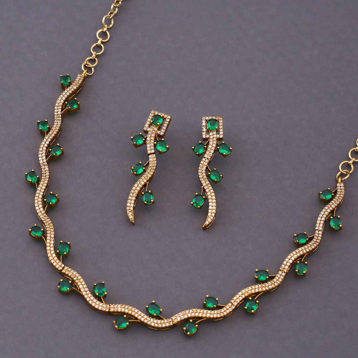 Emerald Aaric Victorian Jewellery Set - New Arrival