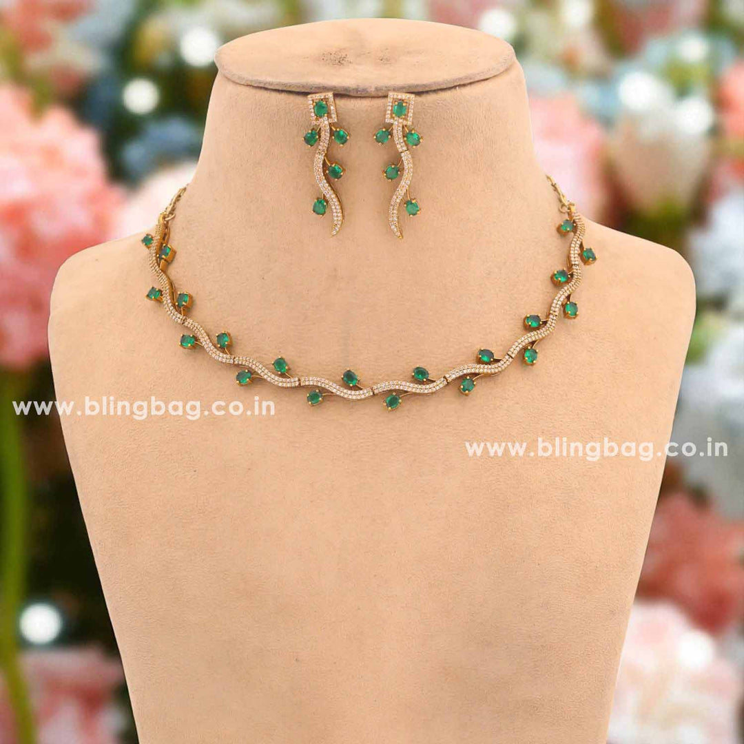 Emerald Aaric Victorian Jewellery Set - New Arrival