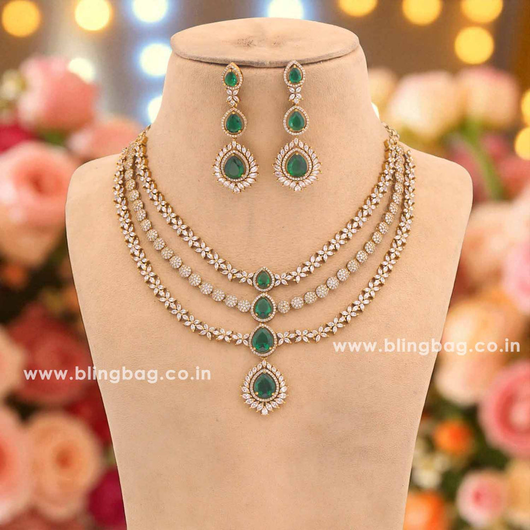 Emerald Aaronn Victorian Jewellery Set - New Arrival