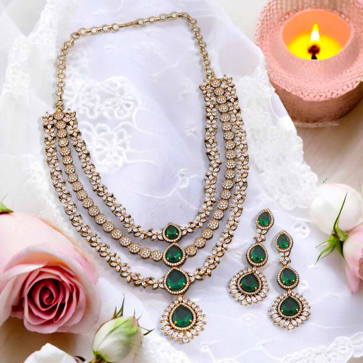 Emerald Aaronn Victorian Jewellery Set - New Arrival