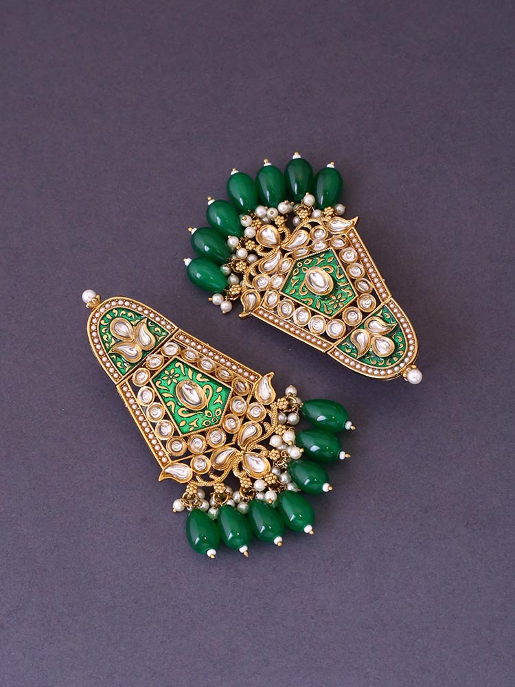 Emerald Aasavari Danglers